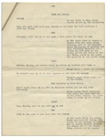 Moe Howard's 11pp. Script Entitled ''Look at the Brownie'', With Moe's Annotations Including His Signature -- Likely the Script for The Three Stooges 1952 Appearance on ''All Star Revue'' -- Very Good